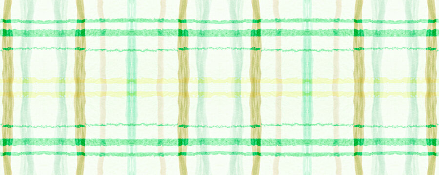 Green Plaid Pattern. Seamless Picnic Texture. 