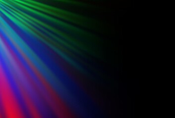 Obraz premium Dark Multicolor, Rainbow vector pattern with narrow lines.
