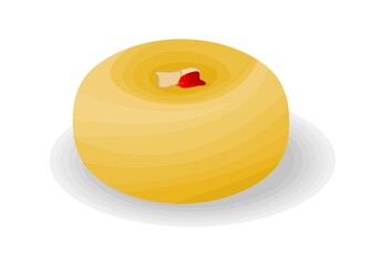 Sandesh Indian Sweets or Mithai Food Vector