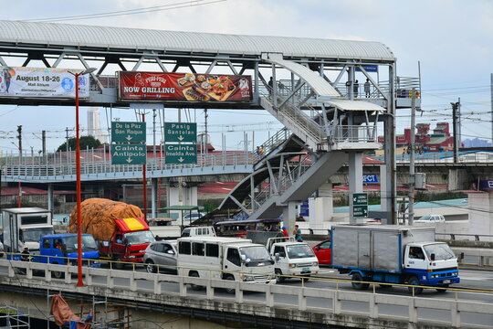 Marcos highway and bridge in Marikina, Philippines
