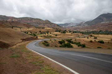 road to the mountains Sivas Turkey