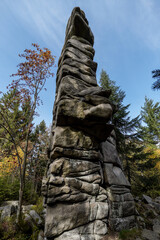 Felsen im Fichtelgebirge Drei Br&uuml;der Rudolfstein Granitt&uuml;rme Felsformation
