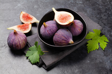 Ripe sweet figs