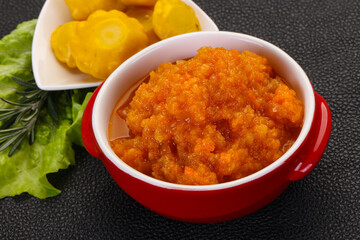 Zucchini squash caviar