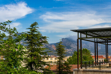 Views of Alcoi and its mountains.