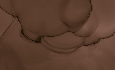 Liquid Chocolate Texture. Dark Creamy Wallpaper. 