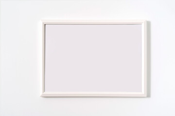 Photo frame portrait in white background