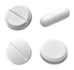white pill medical drug medication