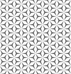 Fototapeta premium Vector geometric seamless pattern. Modern geometric background with hexagonal tiles.