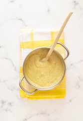 Pistachio pesto's lasagna step by step