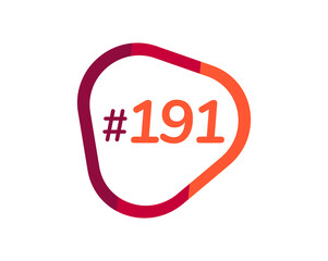 Number 191 image design, 191 logos
