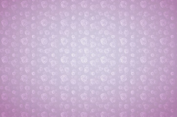 Pink colored vintage Wallpaper Background with white Dots  