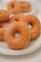 graffe napoletane dessert fritte con zucchero cibo italiano donut 