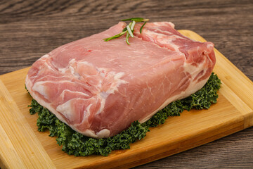 Pork meat piece for cooking
