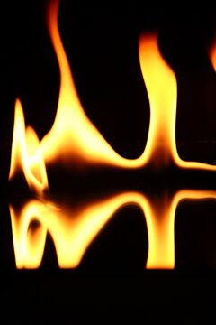 Beautiful fire flames