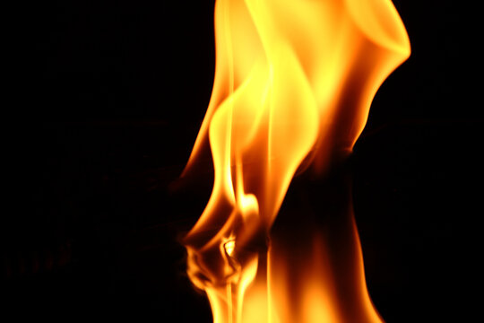 Beautiful fire flames