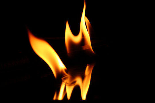 Beautiful fire flames