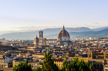 Fototapeta na wymiar Florence Duomo. Basilica di Santa Maria del Fiore (Basilica of S