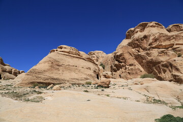 Fototapeta premium Felsenstadt Petra in Jordanien