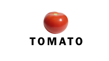 One red juicy tomatoes. Design for any of your purposes. For logo, products, business cards, menus, brochures and any other advertisement.