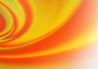 Light Orange vector glossy abstract background.