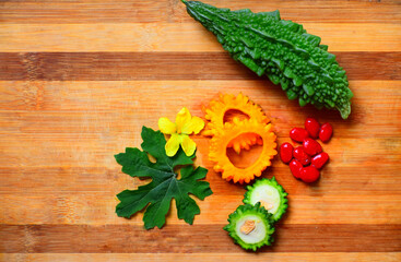 Bitter gourd and healthy eating habits