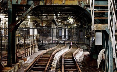 炭鉱施設　第1立坑櫓