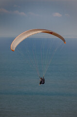 Gleitschirmflieger am Meer