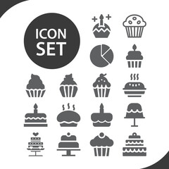 Simple set of thousands related filled icons.