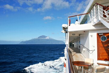 Zufahrt auf Tristian da Cunha