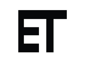 e & k and e & t creative logo designs