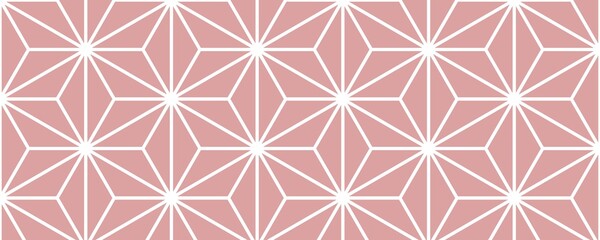 colored asanoha pattern