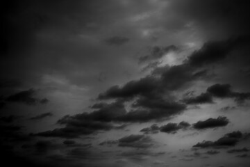 Obraz premium storm clouds timelapse