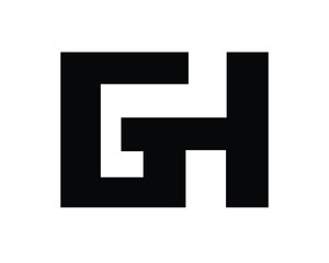 g & m and g & h creative logo designs and monogram logos