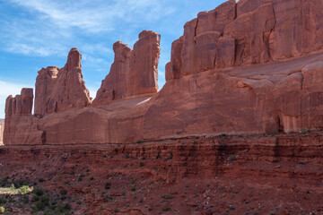 Fototapeta premium Rock Formations in Arches National Park