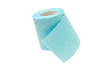roll of toilet paper on a white background