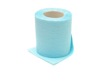 roll of toilet paper on a white background
