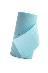 roll of toilet paper on a white background