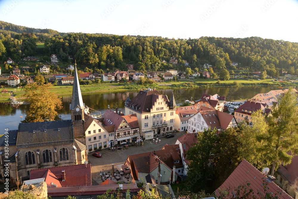 Canvas Prints wehlen an der elbe