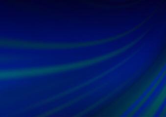 Fototapeta premium Dark BLUE vector glossy abstract background.