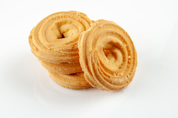 Four fresh delicious butter cookies