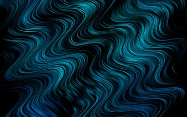 Light BLUE vector pattern with bent ribbons.