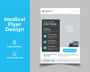 Medical Healthcare Flyer Template Design
