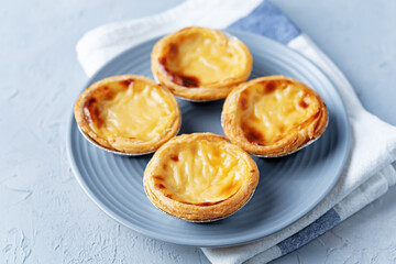 Portuguese custard pies, Pastel de Nata or Pastel de Belem