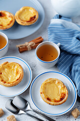 Portuguese custard pies, Pastel de Nata or Pastel de Belem