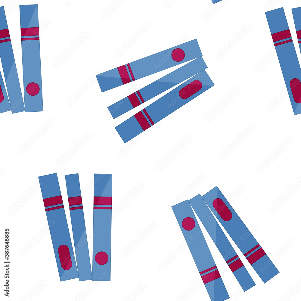 Poster vector image of books standing on a shelf icon seamless pattern on a white background.
