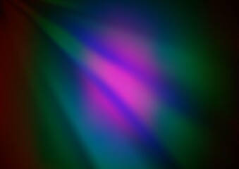 Dark Multicolor, Rainbow vector abstract background.