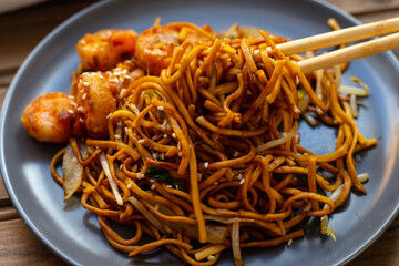Prawn Chow Mein - Prawn stir-fry noodles