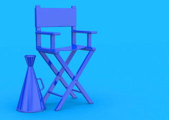Colorful Director's Chair - 3D