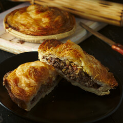 Pastel de carne murciano, comida española, comida típica de Murcia